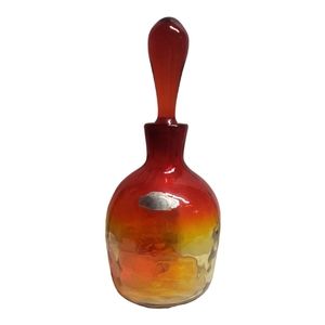 Vintage Blenko Amberina Decanter